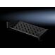 Legbord 2U, vaste inbouw, zwart, 400mm diep