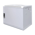 9U witte wandkast met metalen deur 600x450x500mm (BxDxH)