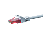 UTP CAT6 patchkabel 0,15m wit - 100% koper