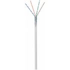 CAT5e F/UTP 50m kabel op rol stug grijs CCA