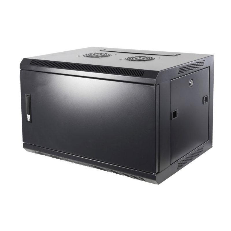 4U wandkast met metalen deur 600x600x280mm (BxDxH)