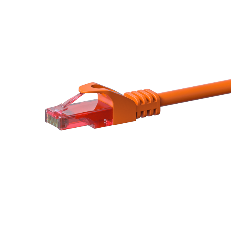 UTP CAT6 patchkabel 0,15m oranje - 100% koper