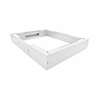 Sokkel voor 19 inch serverkasten 800x800x150mm (BxDxH) - Wit