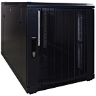 12U mini serverkast met geperforeerde deur 600x1200x720mm (BxDxH)