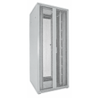42U witte serverkast met dubbele geperforeerde voor- en achterdeuren 800x800x2000mm (BxDxH)