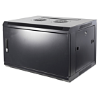 4U wandkast met metalen deur 600x600x280mm (BxDxH)