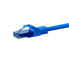 UTP CAT6a patchkabel 0,15m blauw - 100% koper