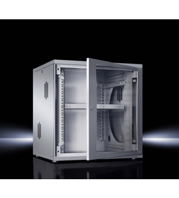 Rittal 9U 19 inch Flatbox Wandkast, afmetingen (BxHxD) 600x492x600mm