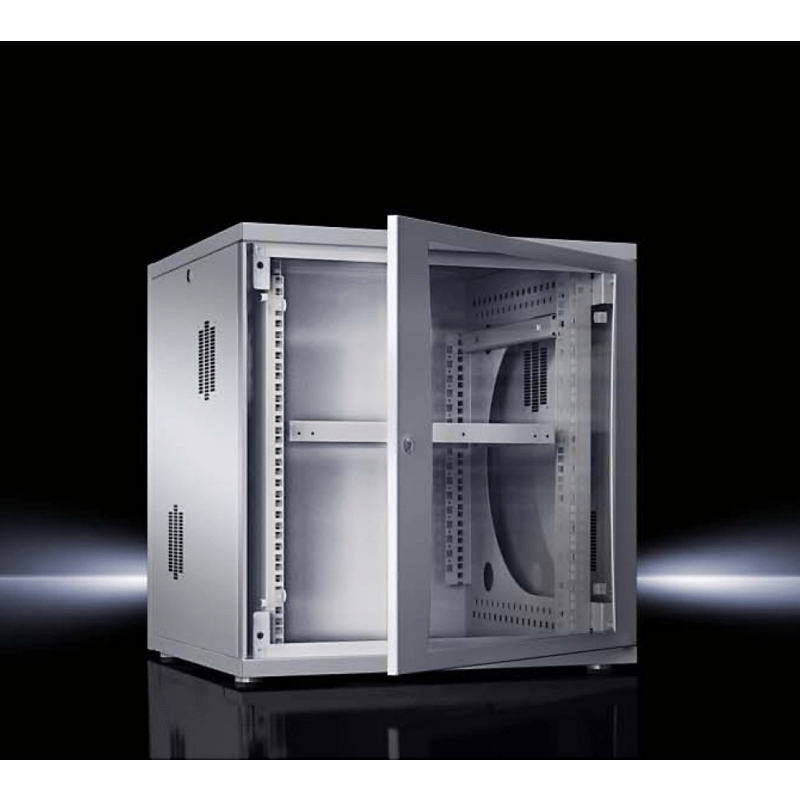 Rittal 9U 19 inch Flatbox Wandkast, afmetingen (BxHxD) 600x492x600mm