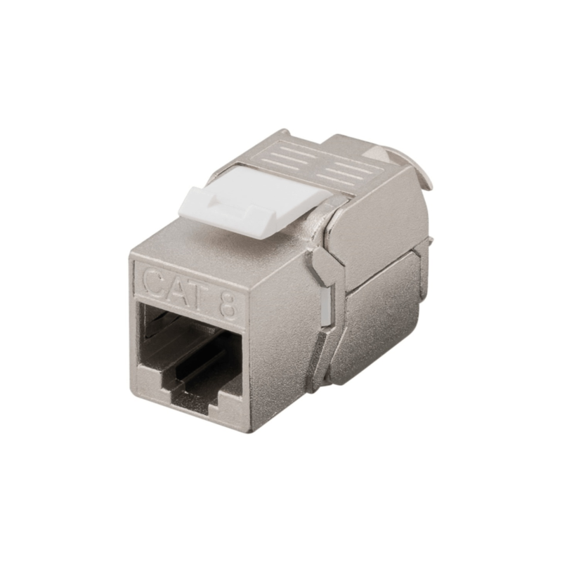 CAT8 STP Keystone Connector - Toolless