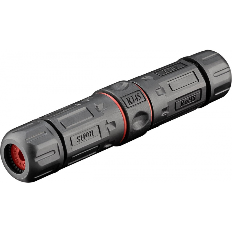 Cat6A STP RJ45 koppelstuk Outdoor, IP68