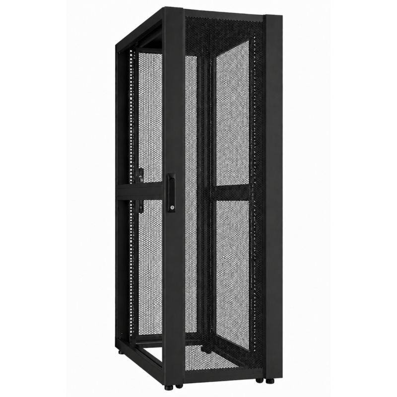 42U Datacenter serverkast met geperforeerde deur 800x1000x2000mm (BxDxH)