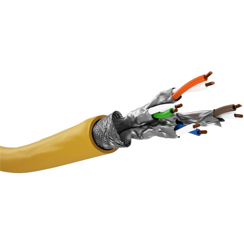 CAT8 S/FTP 100m kabel op rol stug -  LSZH (Dca)