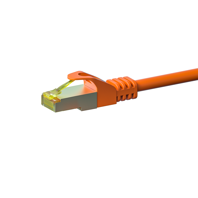 Cat7 S/FTP (PIMF) patchkabel 10m oranje