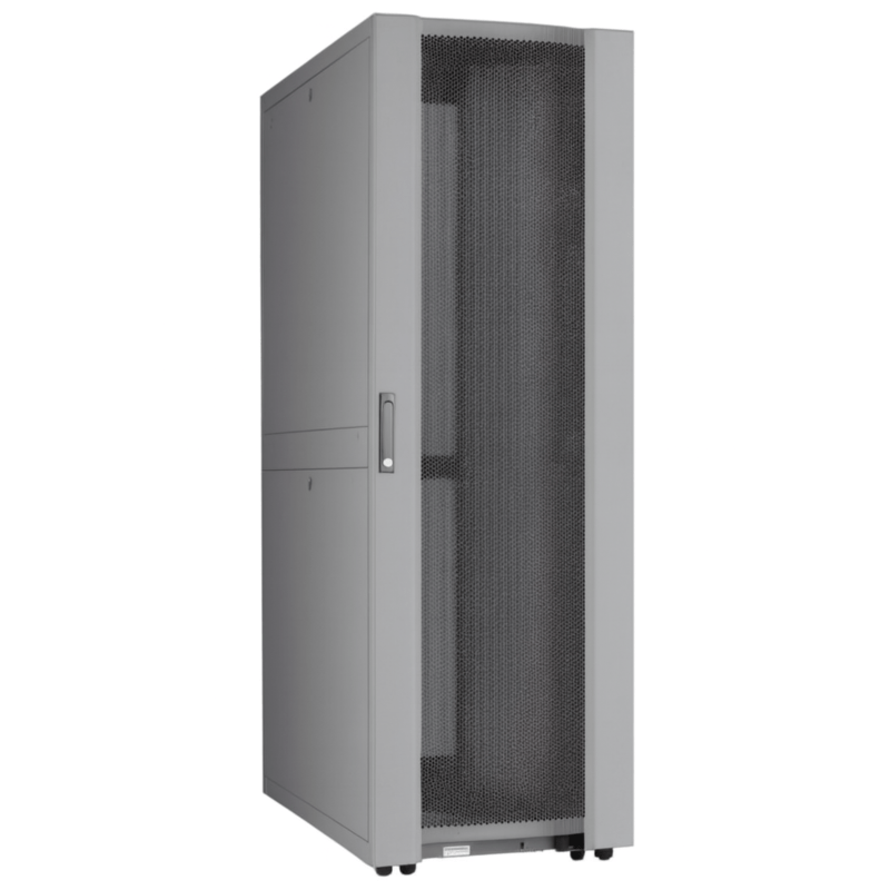 48U Datacenter serverkast met geperforeerde deur 800x1000x2250mm (BxDxH) Grijs
