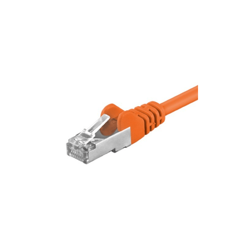 CAT5e FTP patchkabel 0.25m oranje