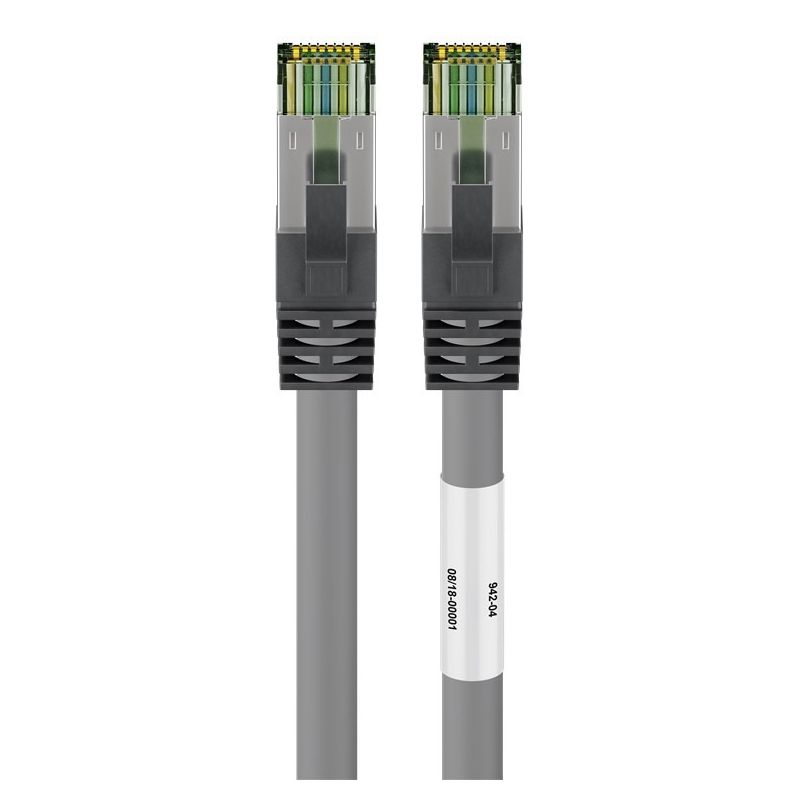 Cat8 S/FTP (PIMF) patchkabel 3m grijs