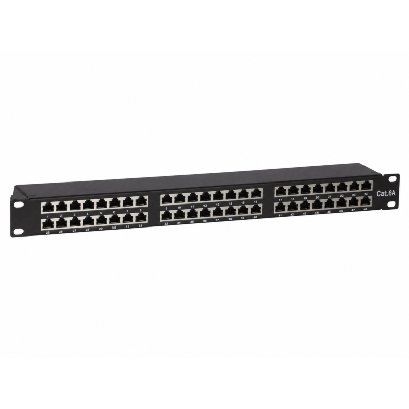 CAT6a STP patchpaneel - 48 poorts